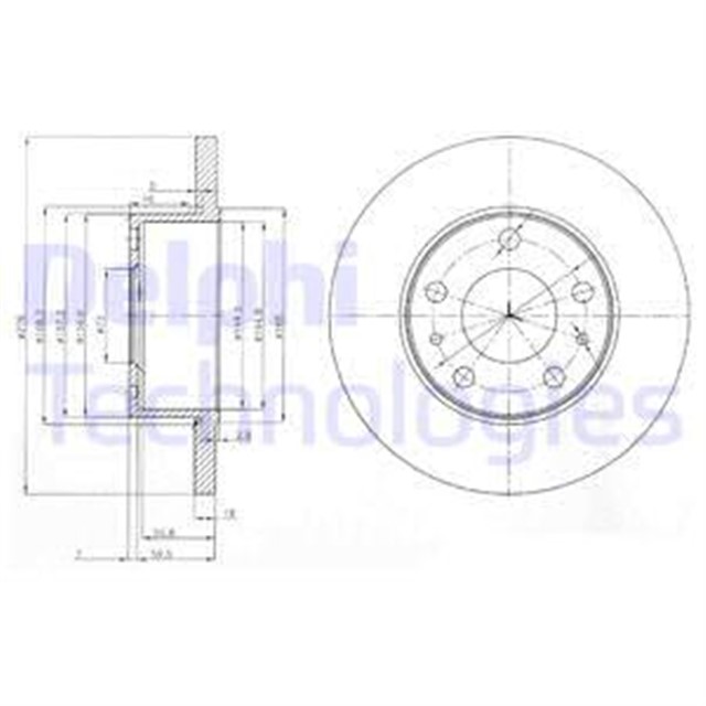 FREN DISKI CIFTLI PAKET . DELIKSIZ ARKA IVECO DAILY 06/1999 05/2006