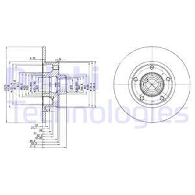 FREN DISKI CIFTLI PAKET . DELIKSIZ ARKA SEAT // VW; TOLEDO // CORRADO. GOLF. PASSAT. VENTO 04/1988 08/2004