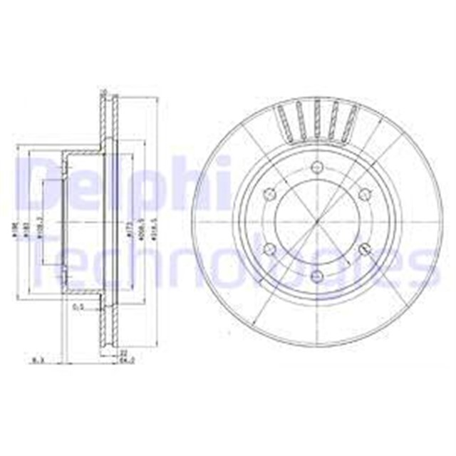 FREN DISKI CIFTLI PAKET . DELIKLI ON TOYOTA 4 RUNNER. LANDCRUISER 12/1995