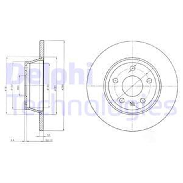 FREN DISKI CIFTLI PAKET . DELIKSIZ ARKA AUDI TT 09/2006 10/2014