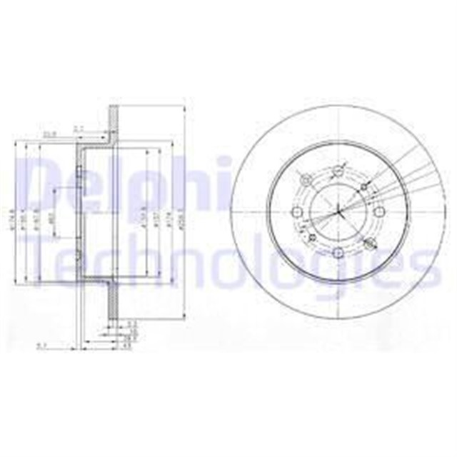 FREN DISKI CIFTLI PAKET . DELIKSIZ ARKA HONDA // ROVER GROUP; CIVIC // MG ZR. MG ZS 01/1999