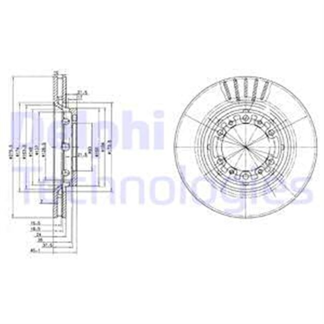 FREN DISKI CIFTLI PAKET . DELIKLI ON MITSUBISHI SPACEGEAR 12/1994 08/1999
