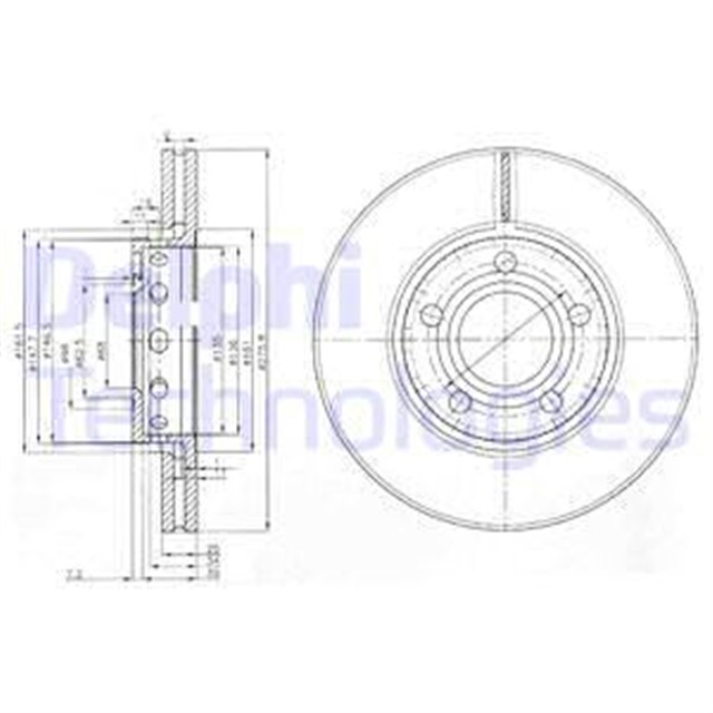 FREN DISKI CIFTLI PAKET . DELIKLI ON AUDI 100. QUATTRO 01/1986 1991