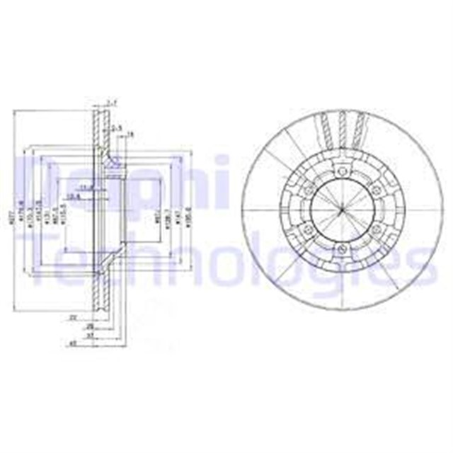 FREN DISKI CIFTLI PAKET . DELIKLI ON MITSUBISHI L200. MONTERO. PAJERO. SHOGUN 04/1986 05/1997