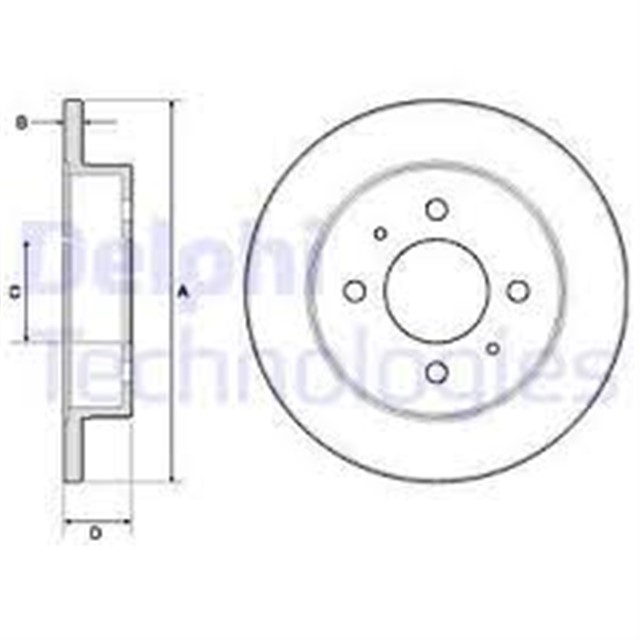 FREN DISKI CIFTLI PAKET . DELIKSIZ ARKA MITSUBISHI CARISMA. COLT 01/1992 07/2000