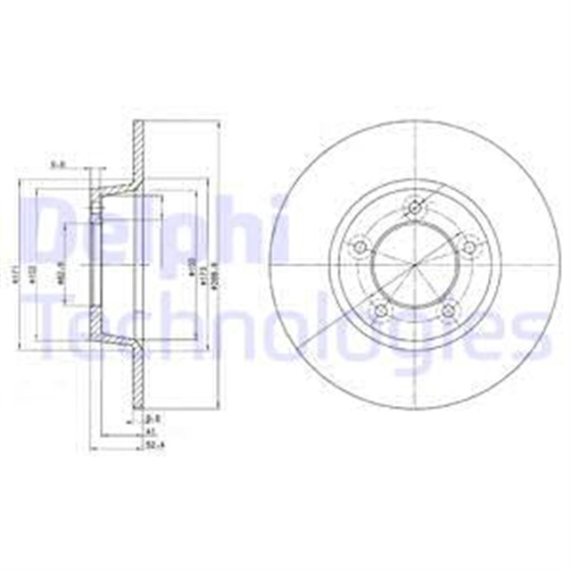 FREN DISKI CIFTLI PAKET . DELIKSIZ ARKA JAGUAR MK.I.I. 1959 1969