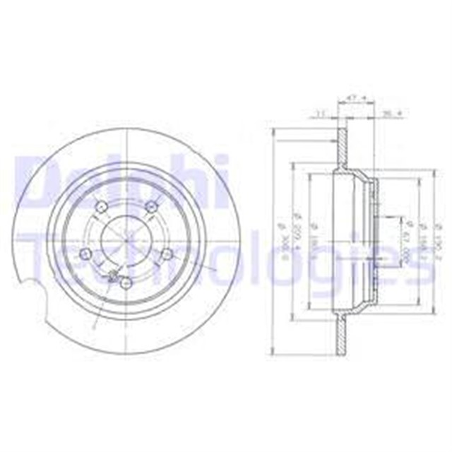 FREN DISKI ARKA MERCEDES S - CLASS W220 98 05