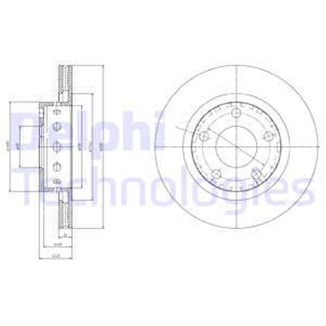 FREN DISKI CIFTLI PAKET . DELIKLI ARKA AUDI // VW; A6 // PASSAT 11/1998 02/2005
