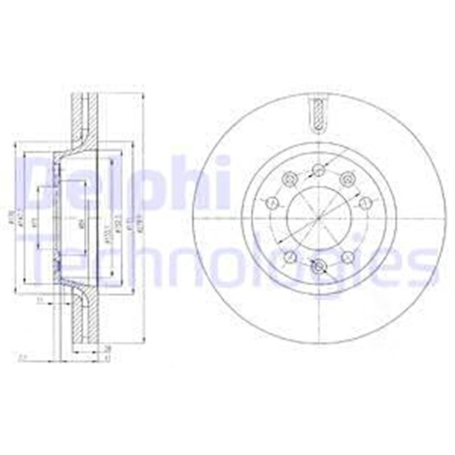 FREN DISKI CIFTLI PAKET . DELIKLI ON CITROEN // FIAT // PEUGEOT // TOYOTA; DISPATCH. JUMPY // SCUDO // EXPERT // PROACE 01/2007