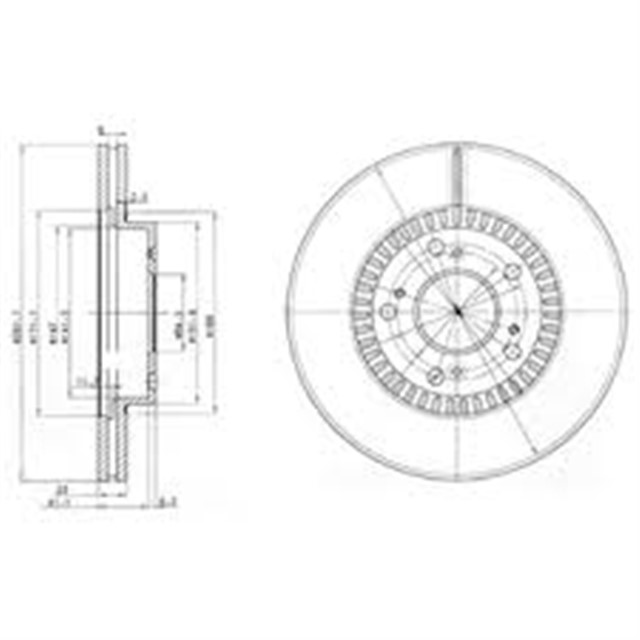 ON FREN AYNASI HONDA CR - V II 2.0 02 - 06 2.2CDTI 05 - 06 FR - V 1.7 - 1.8 - 2.0 - 2.2 05 45251SMCN10 - 45251SMCN11