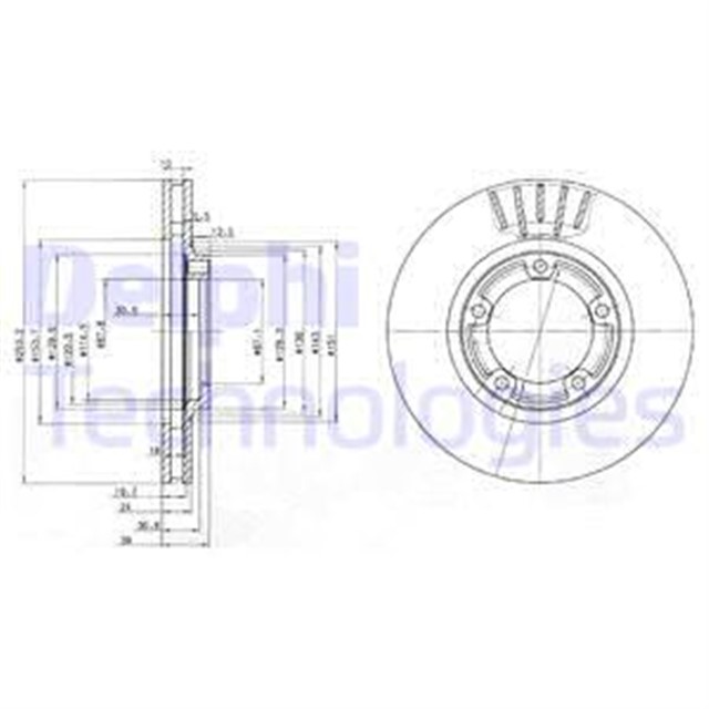 FREN DISKI CIFTLI PAKET . DELIKLI ON MITSUBISHI L300. SPACEGEAR 08/1994 12/2001