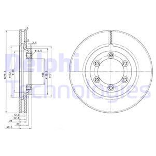 FREN DISKI CIFTLI PAKET . DELIKLI ON DAEWOO // SSANGYONG; KORANDO. MUSSO. REXTON // KORANDO. MUSSO 06/1993