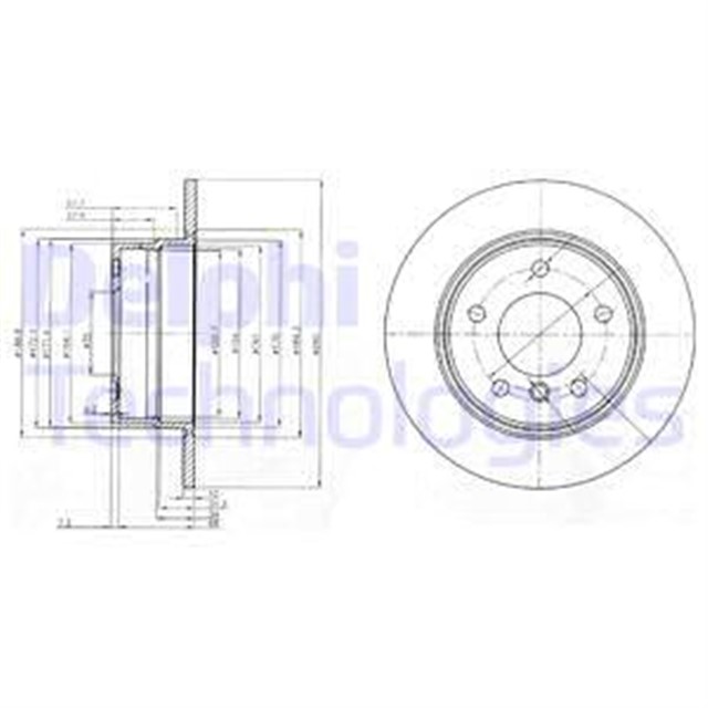 FREN DISKI CIFTLI PAKET . DELIKSIZ ARKA BMW Z4 02/2003 07/2013