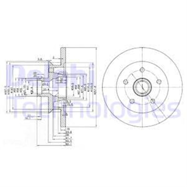 FREN DISKI CIFTLI PAKET . DELIKSIZ ON VW TRANSPORTER 1986 1990