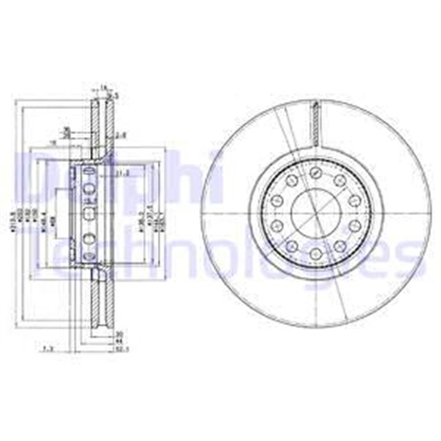 FREN DISKI CIFTLI PAKET . DELIKLI ON AUDI A8. S6 1994 10/2003