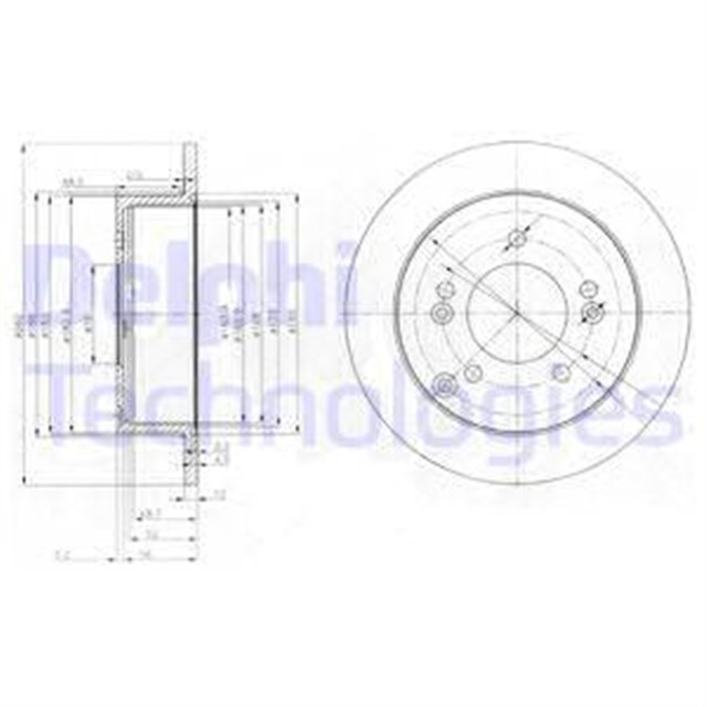 FREN DISKI CIFTLI PAKET . DELIKSIZ ARKA HYUNDAI // KIA; TUCSON. XG // MAGENTIS 06/1999