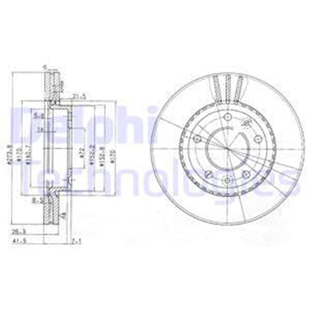 FREN DISKI CIFTLI PAKET . DELIKLI ON KIA CARNIVAL. SEDONA 12/1999