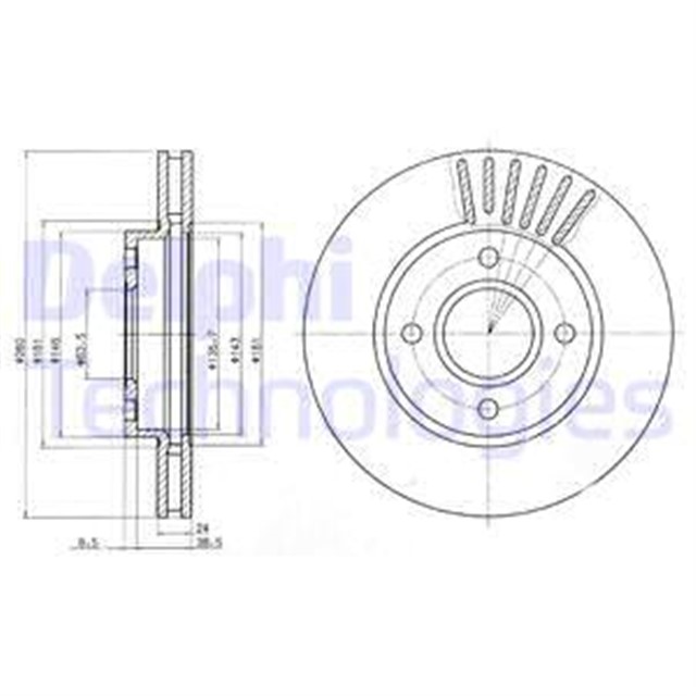 ON FREN AYNASI MONDEO II 93 - 96 III 96 - 00 SCORPIO 95 - 98 1.6 16V - 1.8 - 2.0I 16V 260X24X4DLXHAVALI CIFTLI PAKET