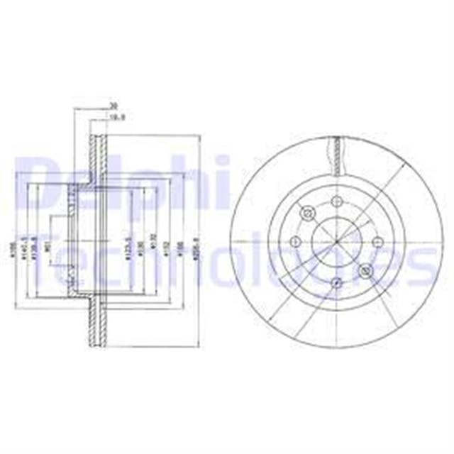 FREN DISKI CIFTLI PAKET . DELIKLI ON RENAULT 18. 25. ALPINE. ESPACE. FUEGO 1984 1997
