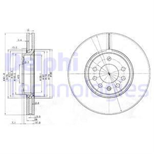 FREN DISKI CIFTLI PAKET - BOYALI. DELIKLI ON SAAB // OPEL; 9 - 3. 9 - 3X // SIGNUM. VECTRA 04/2002