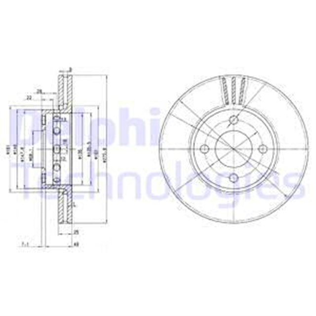 FREN DISKI CIFTLI PAKET . DELIKLI ON AUDI 80. CABRIO. COUPE 08/1989 09/1998