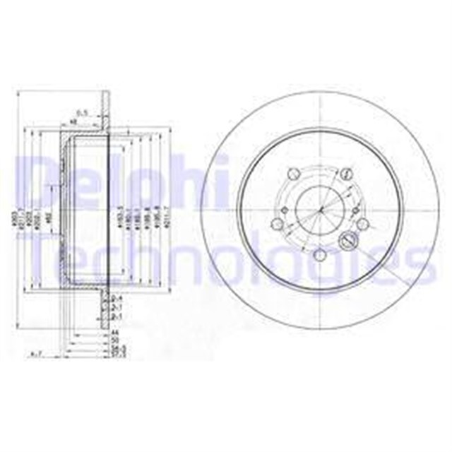 FREN DISKI CIFTLI PAKET . DELIKSIZ ARKA TOYOTA RAV4 05/2000 04/2006