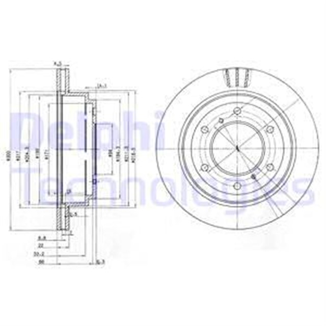 FREN DISKI CIFTLI PAKET . DELIKLI ARKA MITSUBISHI PAJERO. SHOGUN 06/1999