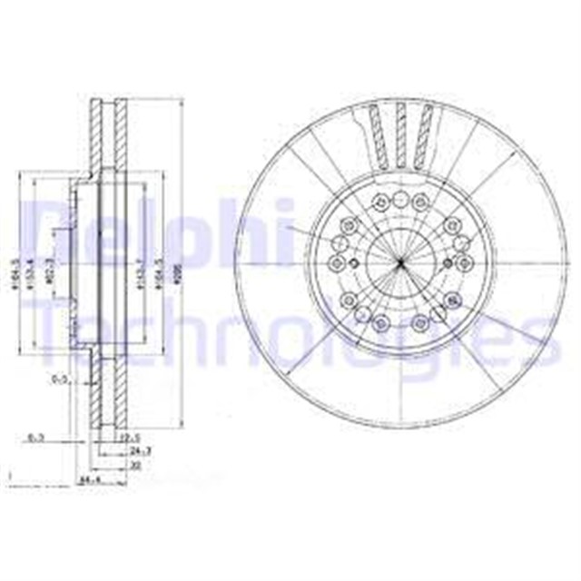 FREN DISKI CIFTLI PAKET . DELIKLI ON LEXUS GS300. GS400. GS430. IS200. IS300. LS430. SC300. SC400. SC430 04/1991