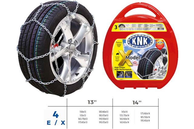 PATINAJ ZINCIRI TAKMATIK CAPRAZ 13 - 14 JANT ZINCIR EBATLARI ICIN RESIME BAKINIZ