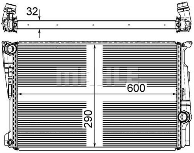 MOTOR SU RADYATORU BMW X3 F25 X4 F26 PREMIUM LINE