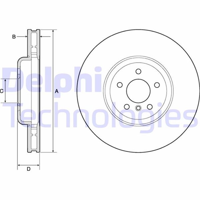 FREN DISKI TEKLI PAKET - BOYALI. DELIKLI ON BMW 550. 640. 650. 740 10/2008