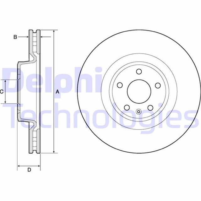 FREN DISKI TEKLI PAKET - BOYALI. DELIKLI ON AUDI A6 01/2012