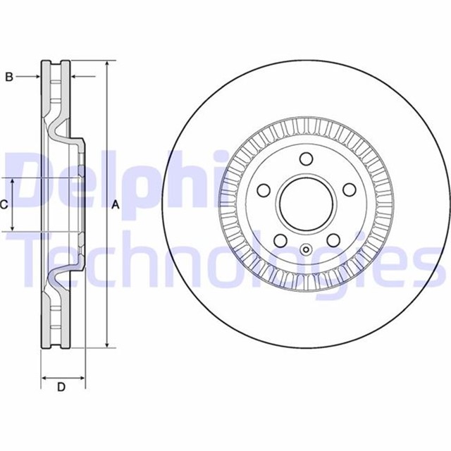FREN DISKI TEKLI PAKET - BOYALI. DELIKLI ON AUDI A6. A7 07/2010