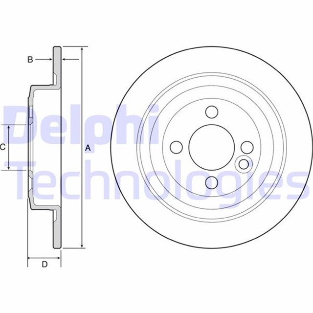 FREN DISKI CIFTLI PAKET - BOYALI. DELIKSIZ ARKA MINI JOHN COOPER WORKS 07/2008