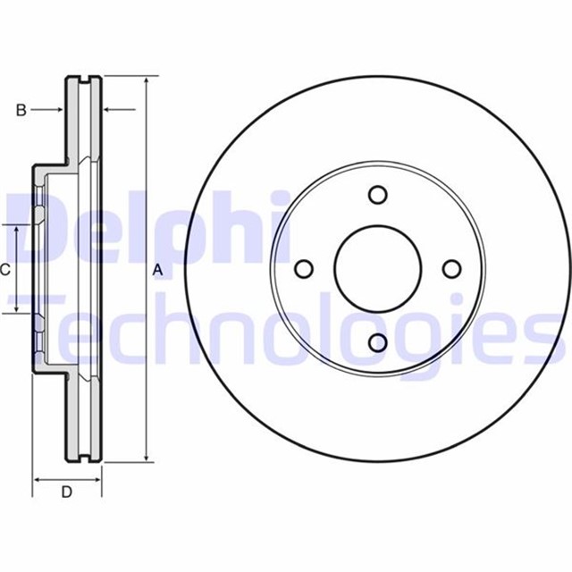 ON FREN DISKI NISSAN MICRA K 13 11 15 NOTE 13 260X4