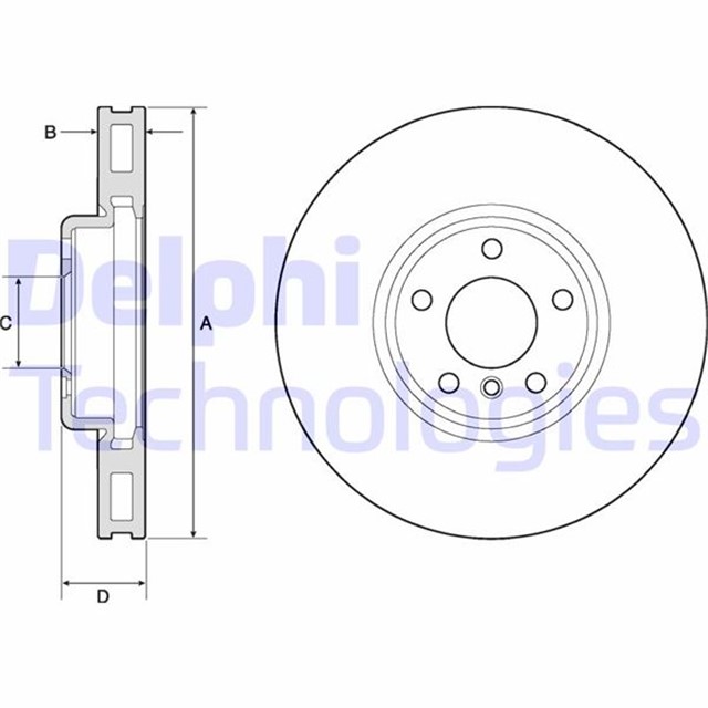 FREN DISKI TEKLI PAKET - BOYALI. DELIKLI ON BMW 518. 520. 525. 528. 530. 535. 640. 730. 740 10/200 8
