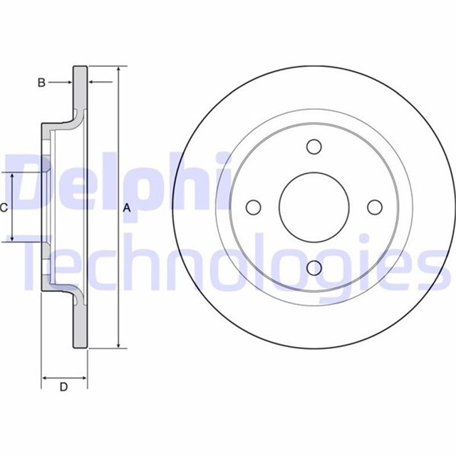 ARKA FREN DISK AYNA FIESTA 17 TAKIM