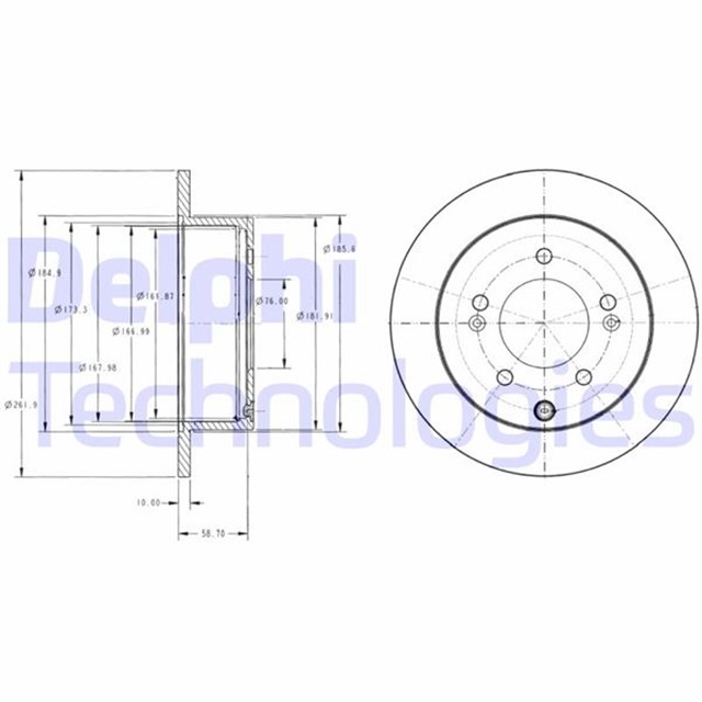 FREN DISKI CIFTLI PAKET . DELIKSIZ ARKA KIA CERATO. SOUL 02/2009