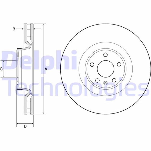 FREN DISKI TEKLI PAKET - BOYALI. DELIKLI ON AUDI A6 01/2012