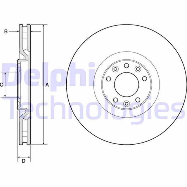 FREN DISKI CIFTLI PAKET - BOYALI. DELIKLI ON PEUGEOT RCZ 03/2010