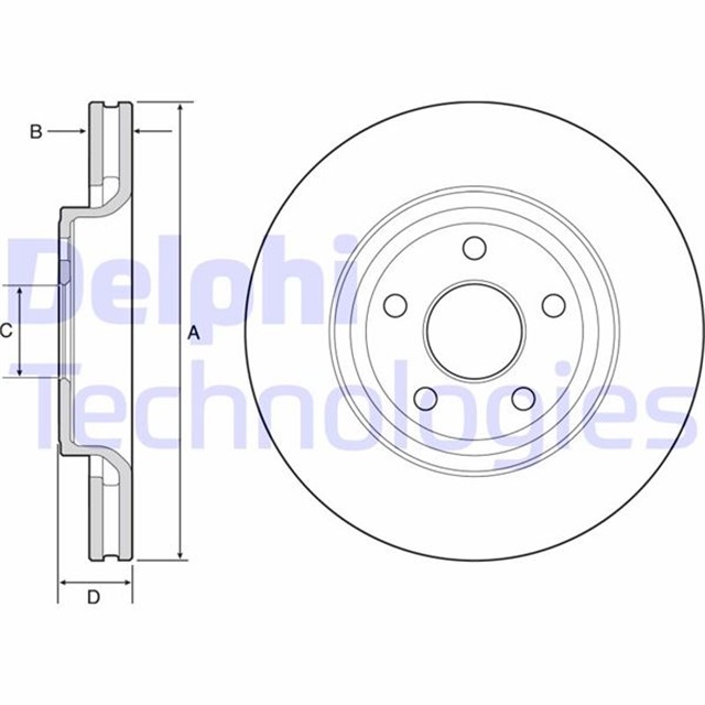 FREN DISKI TEKLI PAKET - BOYALI. DELIKLI ON JEEP GRAND CHEROKEE 11/2010