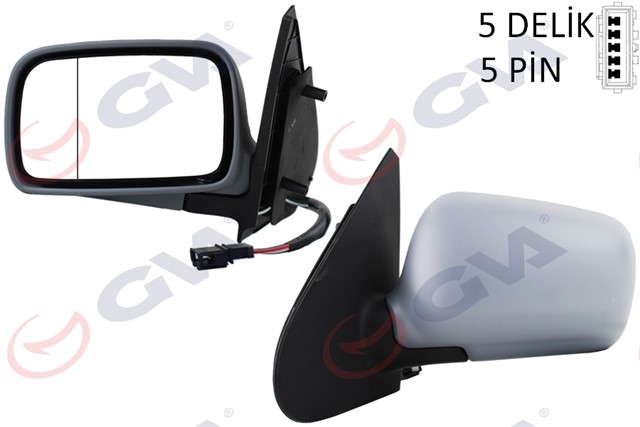 DIS DIKIZ AYNASI SOL POLO 94 ELEKTRIKLI ISITMALI KONVEKS 5 FIS VM - 184L