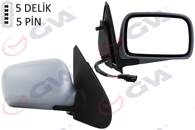 DIS DIKIZ AYNASI SAG POLO 94 ELEKTRIKLI ISITMALI KONVEKS 5 FIS VM - 184R