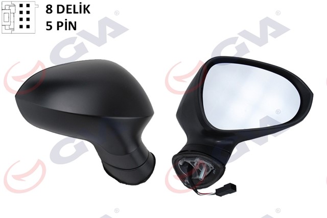 DIS DIKIZ AYNASI SAG IBIZA 08 ELEKTRIKLI ISITMALI KONVEKS ASTARLI 5 FIS VM - 364EHPR