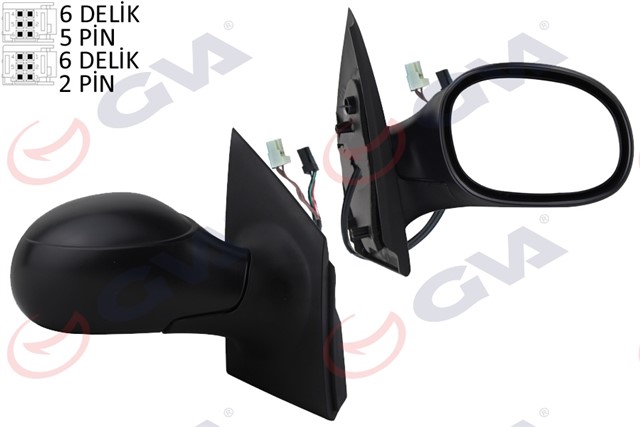 DIS DIKIZ AYNASI SAG C2 03 ELEKTRIKLI ISITMALI SENSORLU KONVEKS VM - 502EHSR