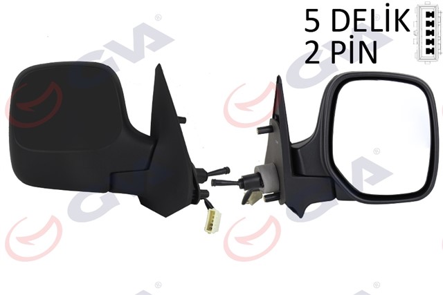 DIS DIKIZ AYNASI SAG BERLINGO - PARTNER 97 MEKANIK ISITMALI KONVEKS 2 FIS VM - 118NR