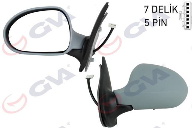 DIS DIKIZ AYNASI SOL ALBEA 06 ELEKTRIKLI ASTARLI KONVEKS