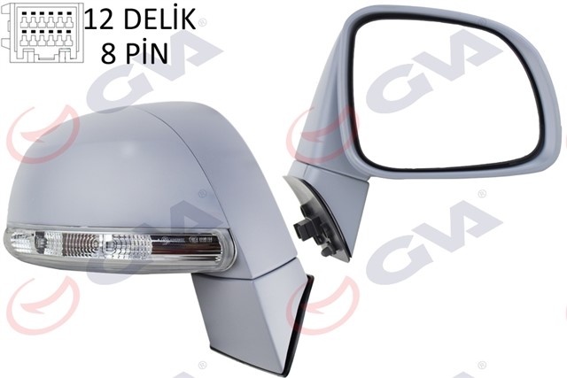 DIS DIKIZ AYNASI SAG CAPTIVA 07 ELEKTRIKLI ISITMALI KATLANIR SINYALLI ASTARLI ASFERIK