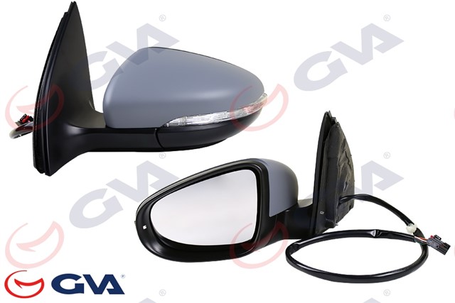 DIS DIKIZ AYNASI ELEK.ISITMALI SOL GOLF6 09 - 12 KATLANIR SINYALLI ASTARLI CEVRE AYDINLATMA