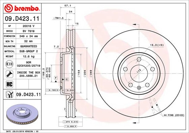 FREN DISKI ON VW TOUAREG 18 - AUDI A4 16 - A5 17 - Q5 17 - Q7 16 - 
